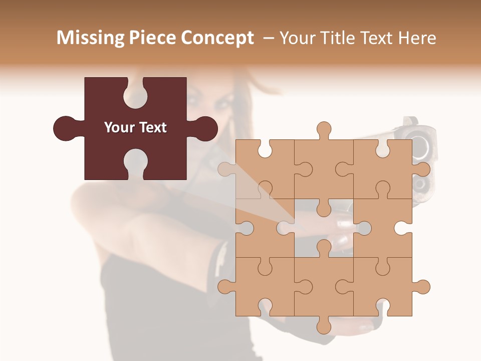 Firearm Gorgeous Calibre PowerPoint Template