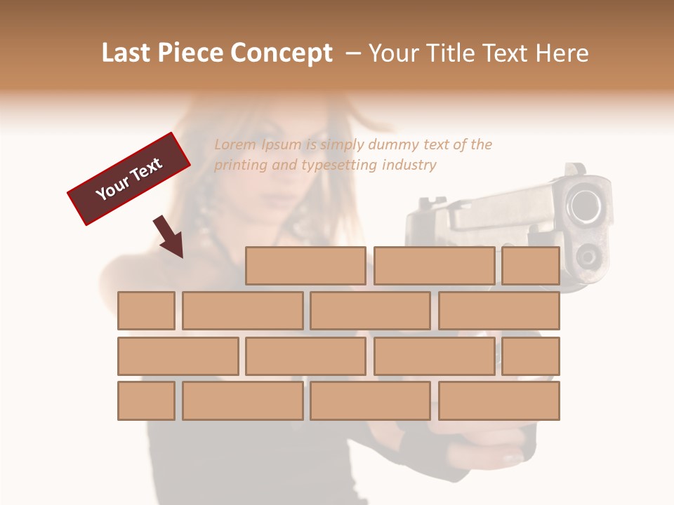 Firearm Gorgeous Calibre PowerPoint Template