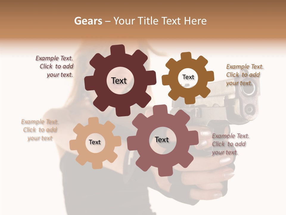 Firearm Gorgeous Calibre PowerPoint Template