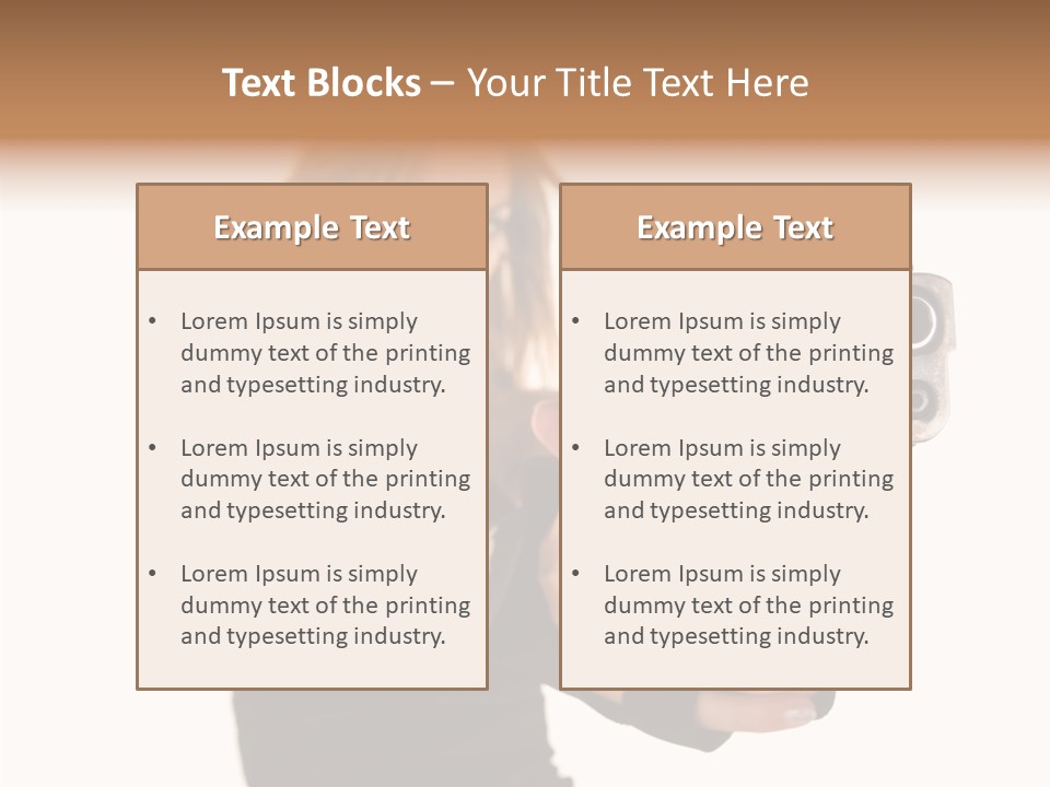 Firearm Gorgeous Calibre PowerPoint Template