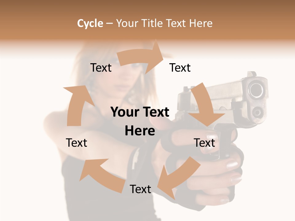 Firearm Gorgeous Calibre PowerPoint Template