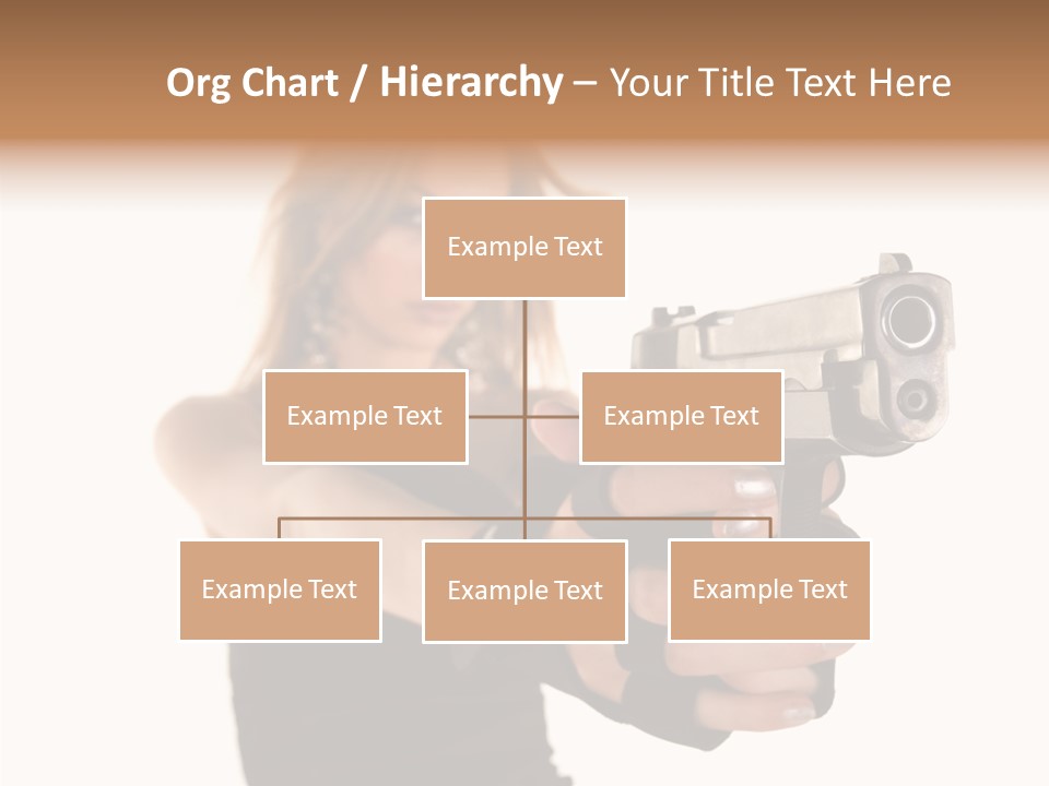 Firearm Gorgeous Calibre PowerPoint Template