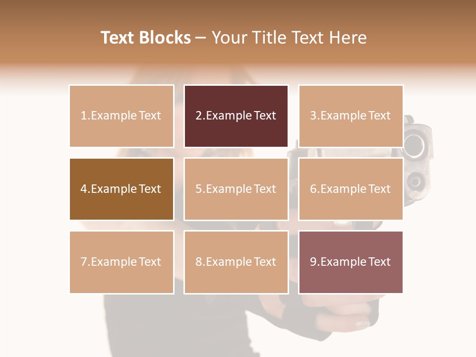 Firearm Gorgeous Calibre PowerPoint Template