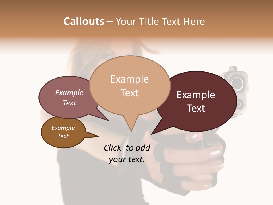 Firearm Gorgeous Calibre PowerPoint Template