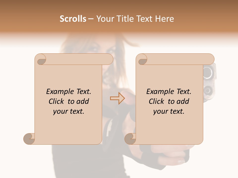 Firearm Gorgeous Calibre PowerPoint Template