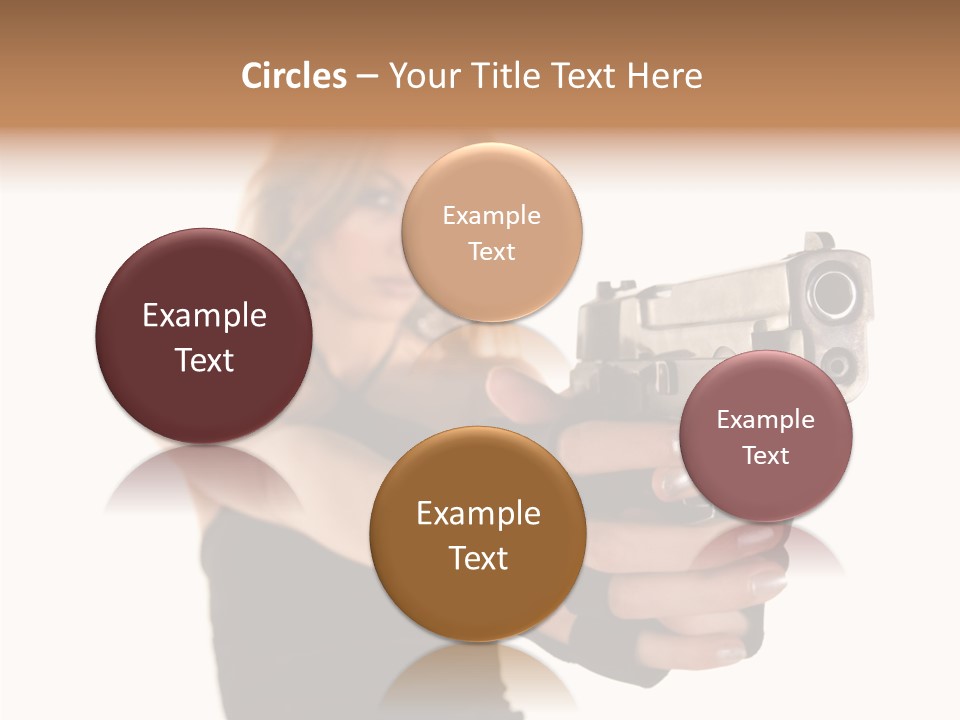 Firearm Gorgeous Calibre PowerPoint Template