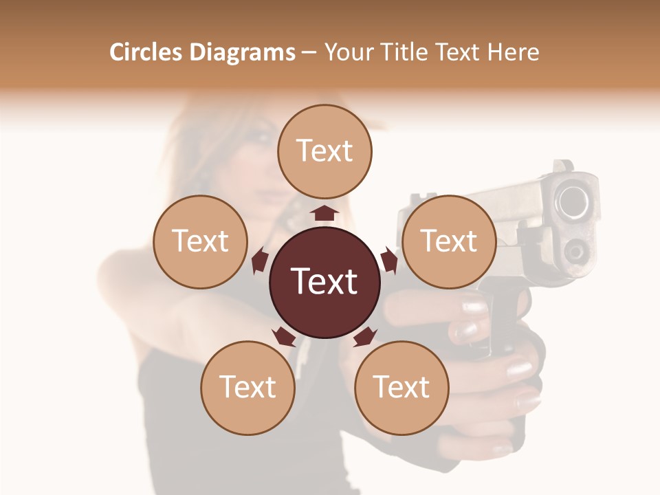 Firearm Gorgeous Calibre PowerPoint Template