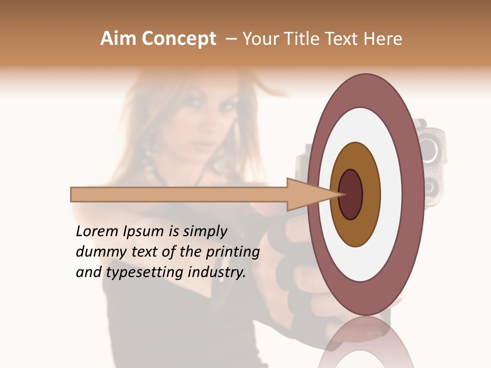 Firearm Gorgeous Calibre PowerPoint Template