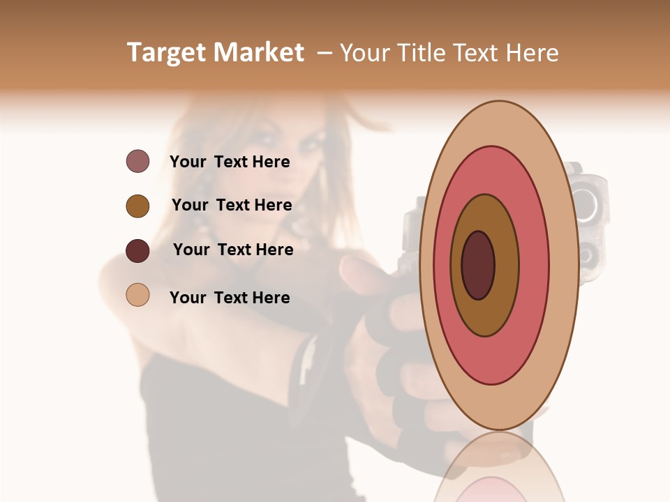 Firearm Gorgeous Calibre PowerPoint Template