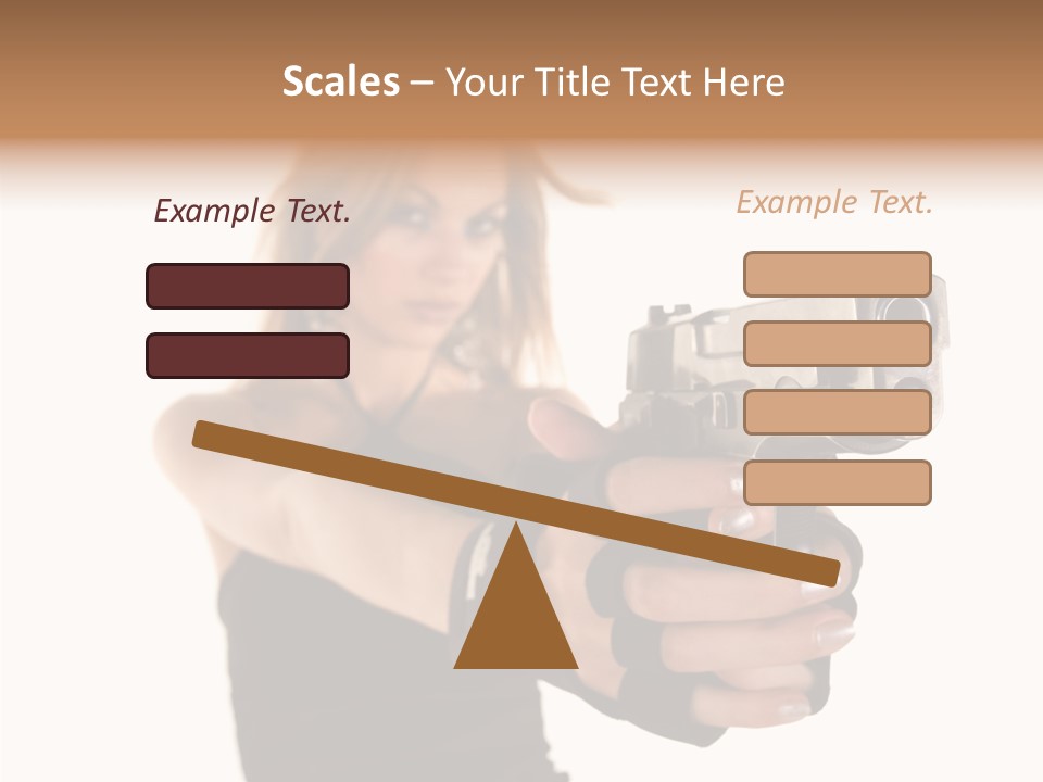 Firearm Gorgeous Calibre PowerPoint Template