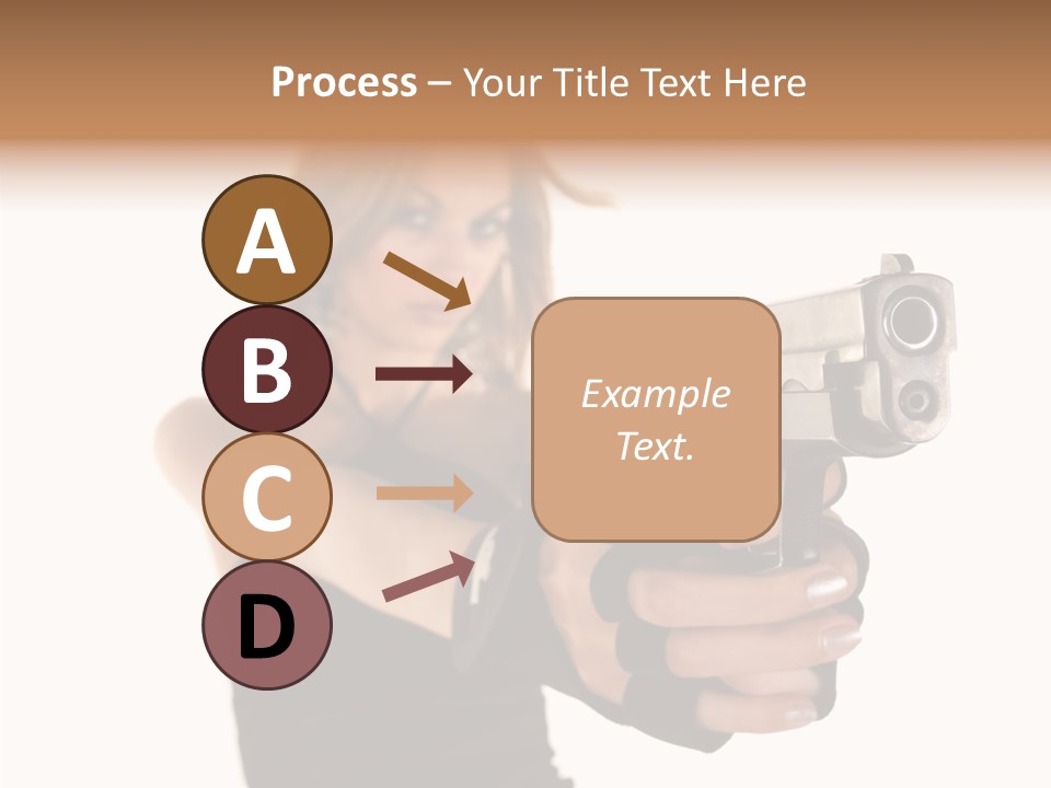 Firearm Gorgeous Calibre PowerPoint Template