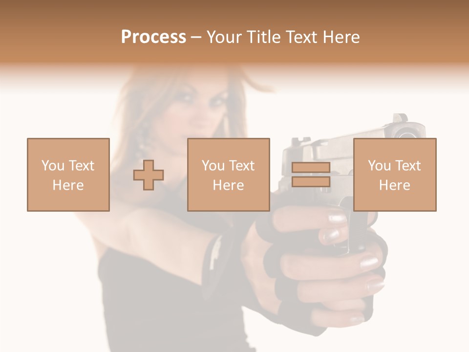 Firearm Gorgeous Calibre PowerPoint Template