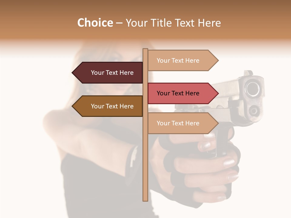 Firearm Gorgeous Calibre PowerPoint Template
