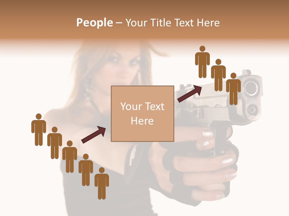 Firearm Gorgeous Calibre PowerPoint Template