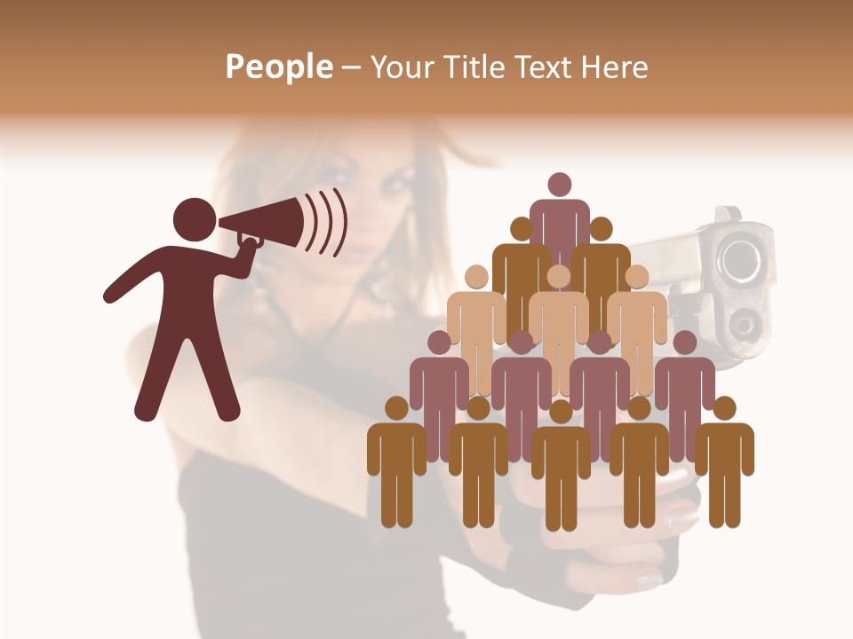 Firearm Gorgeous Calibre PowerPoint Template