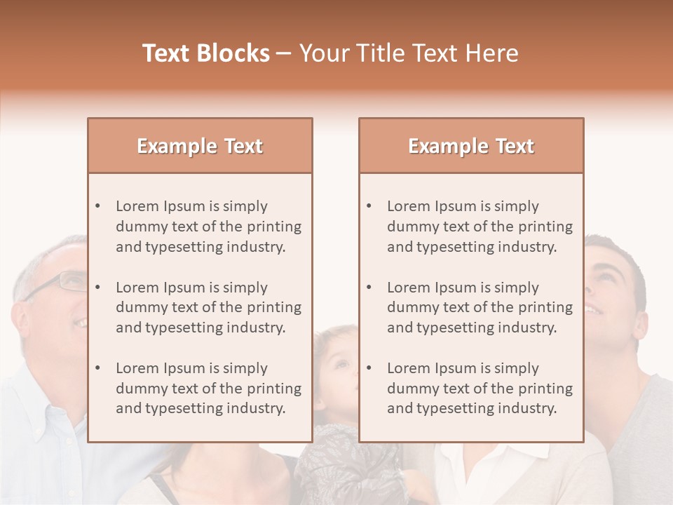 A Group Of People Are Looking Up At The Sky PowerPoint Template