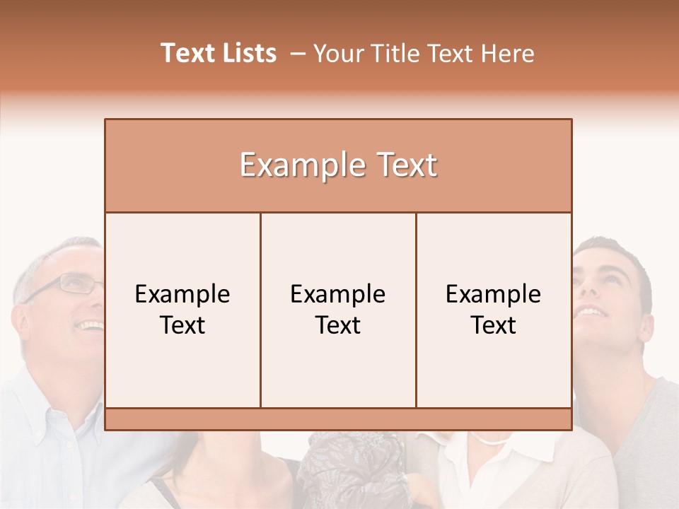 A Group Of People Are Looking Up At The Sky PowerPoint Template