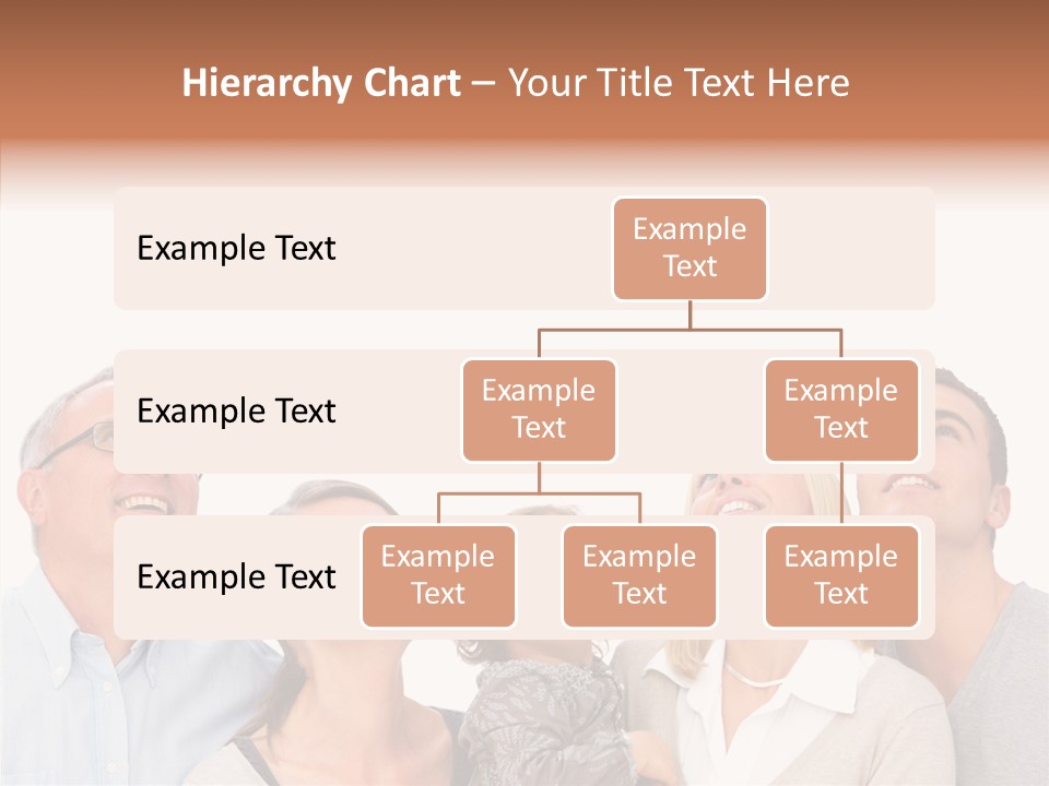 A Group Of People Are Looking Up At The Sky PowerPoint Template