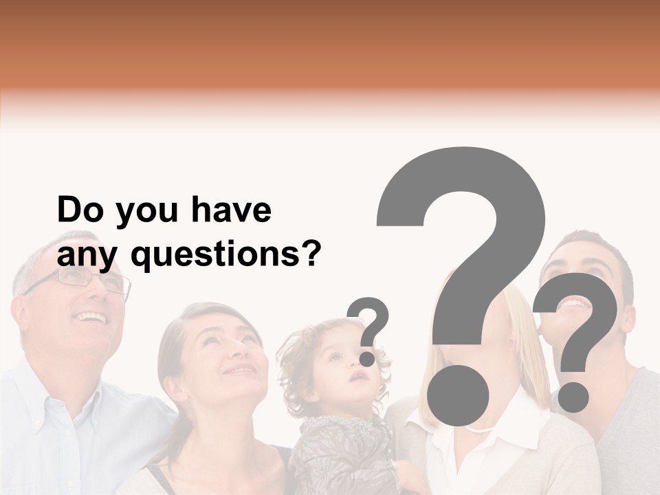 A Group Of People Are Looking Up At The Sky PowerPoint Template