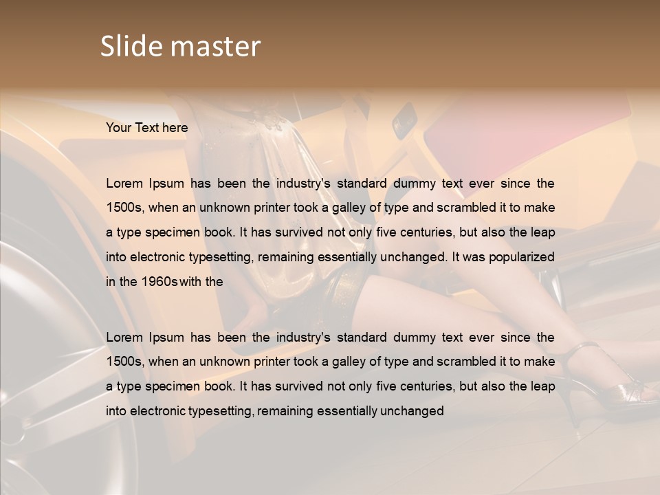 Beauty Smile Speed PowerPoint Template