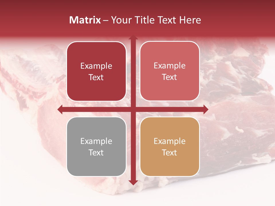 Flesh Rib Butchery PowerPoint Template
