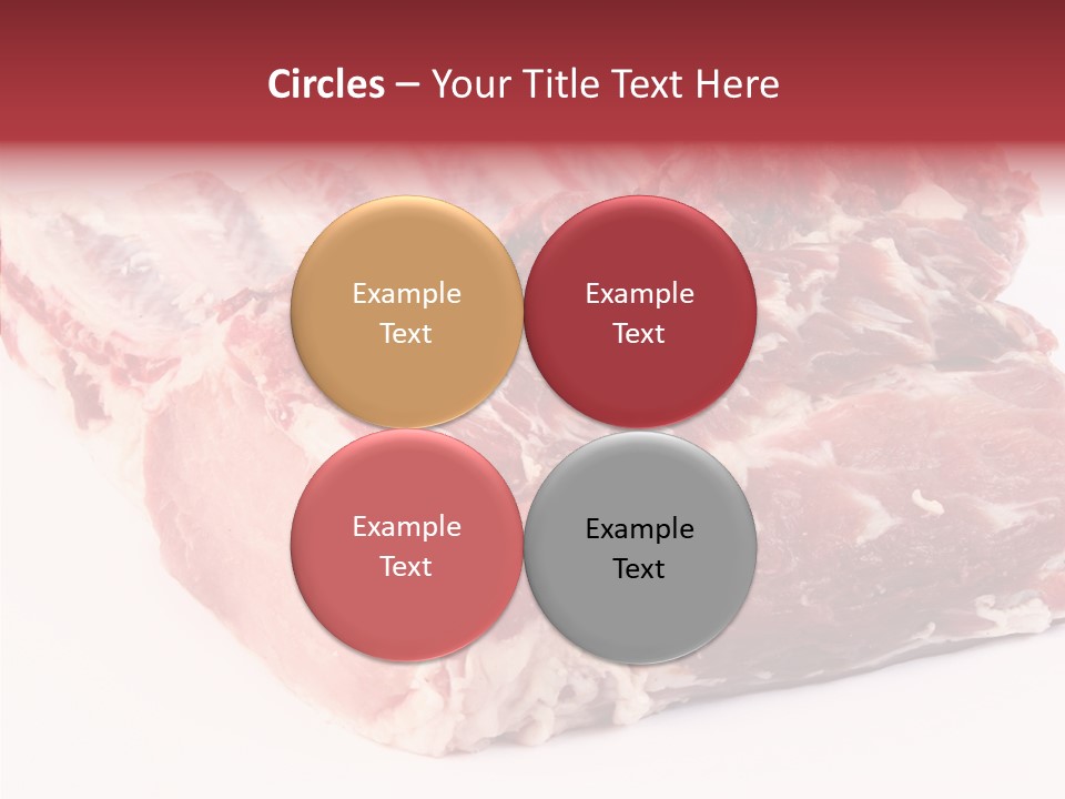 Flesh Rib Butchery PowerPoint Template