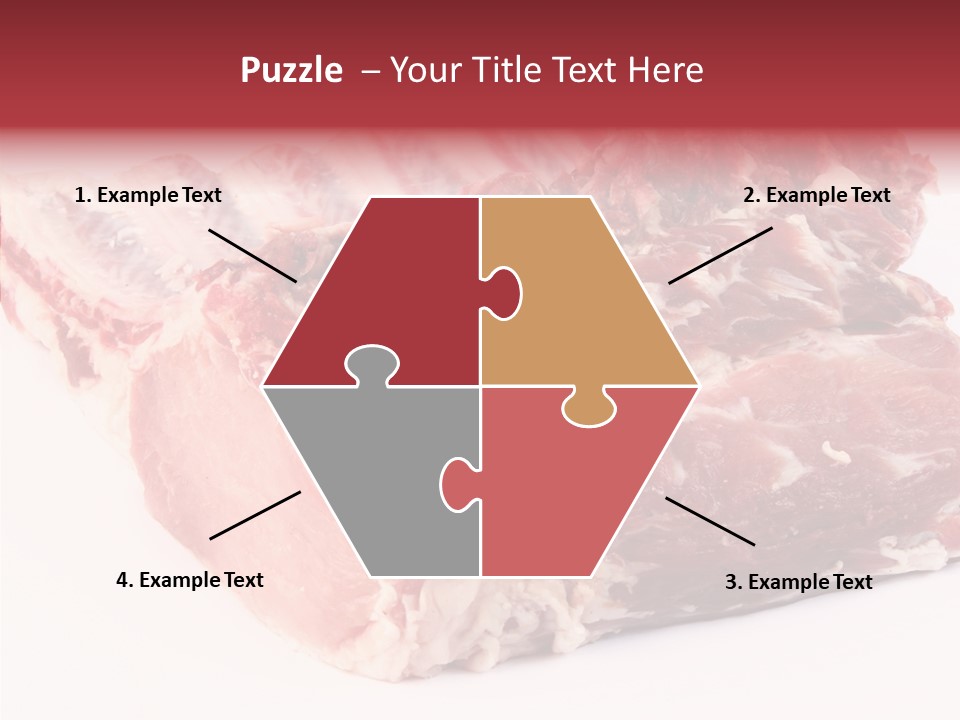Flesh Rib Butchery PowerPoint Template
