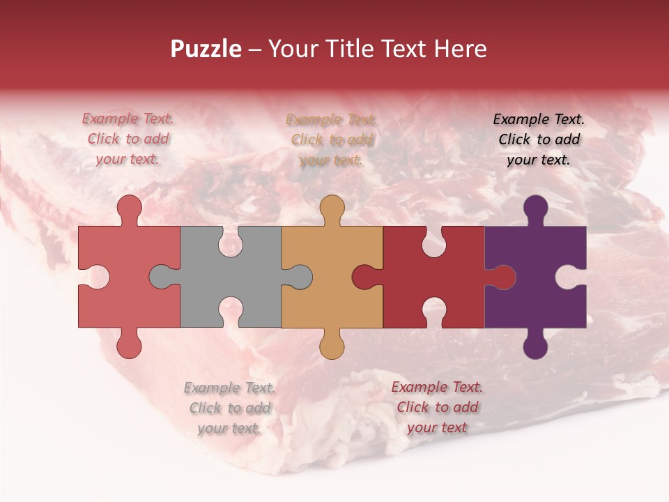 Flesh Rib Butchery PowerPoint Template
