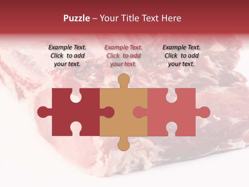 Flesh Rib Butchery PowerPoint Template