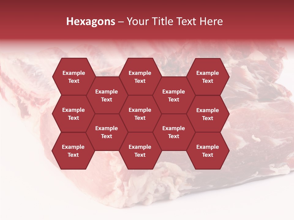 Flesh Rib Butchery PowerPoint Template