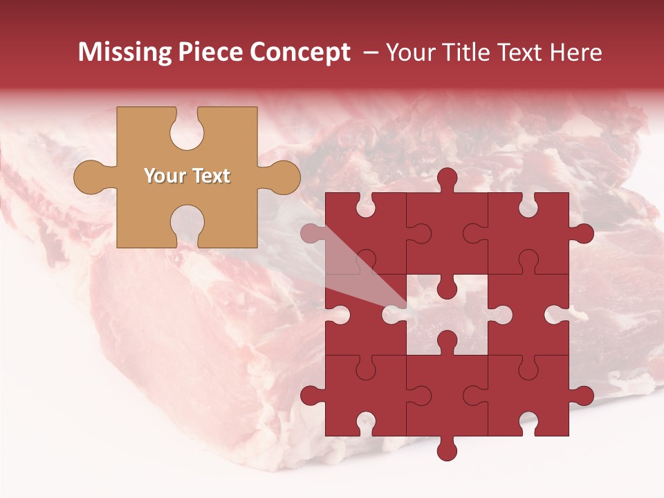 Flesh Rib Butchery PowerPoint Template