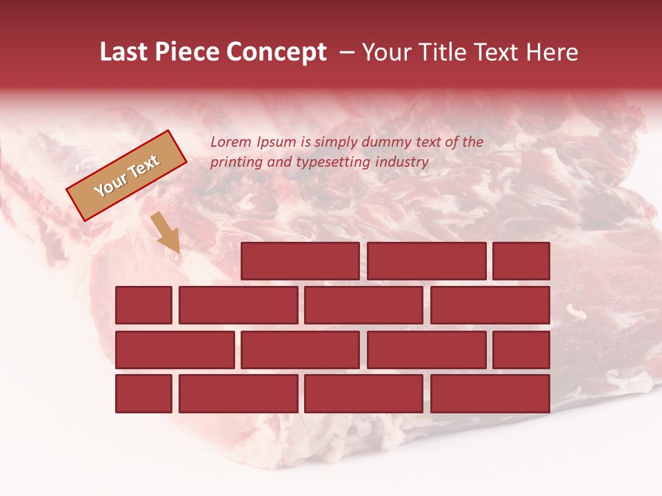 Flesh Rib Butchery PowerPoint Template