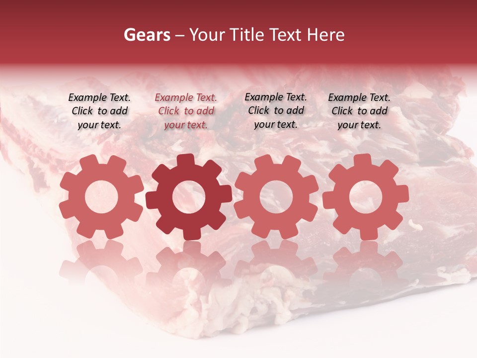 Flesh Rib Butchery PowerPoint Template