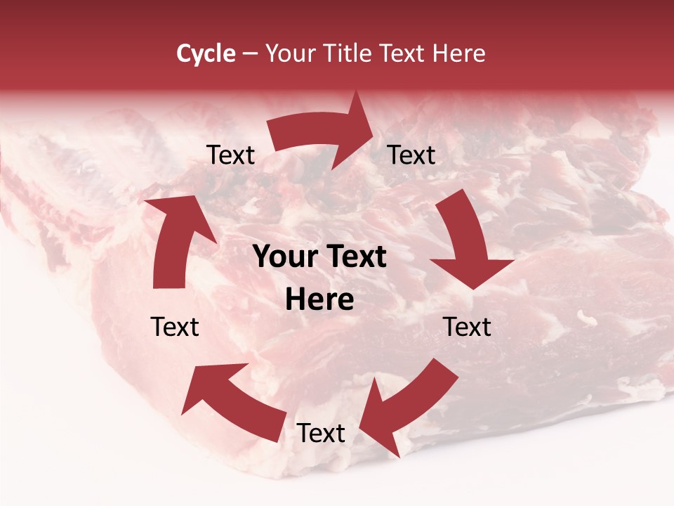Flesh Rib Butchery PowerPoint Template