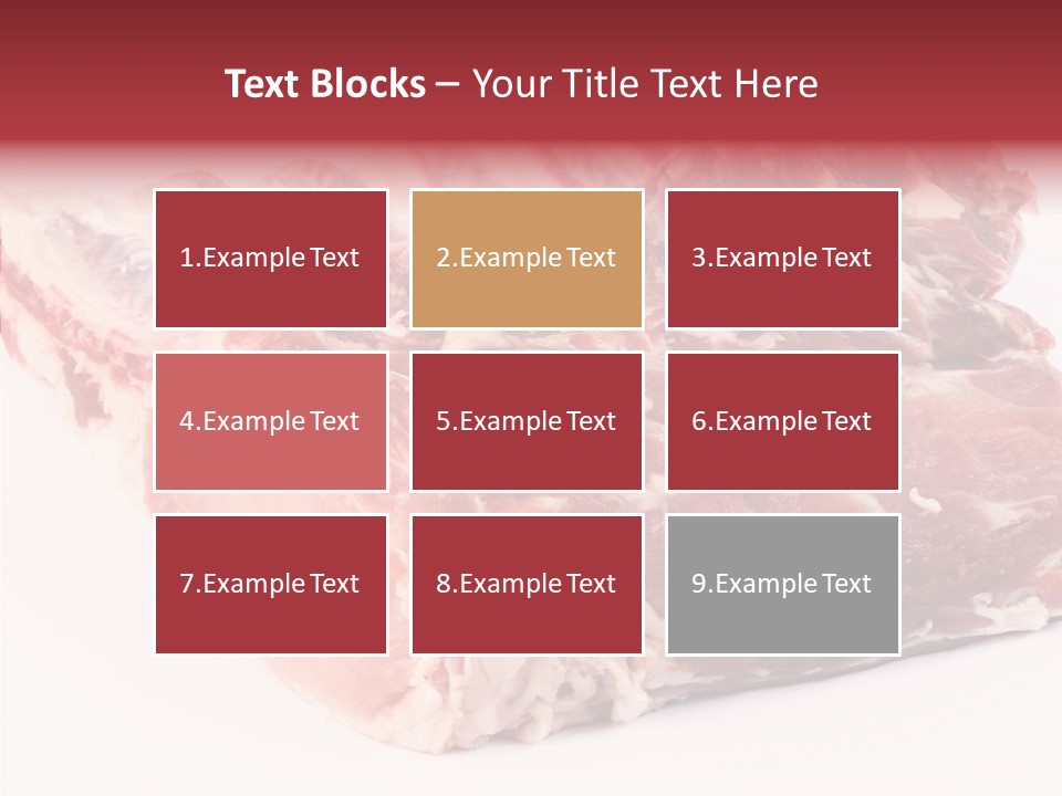 Flesh Rib Butchery PowerPoint Template