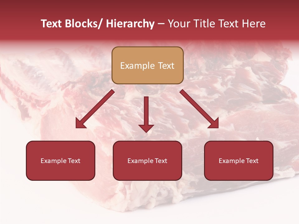 Flesh Rib Butchery PowerPoint Template