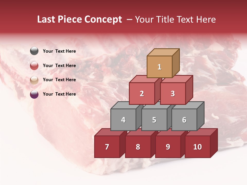 Flesh Rib Butchery PowerPoint Template
