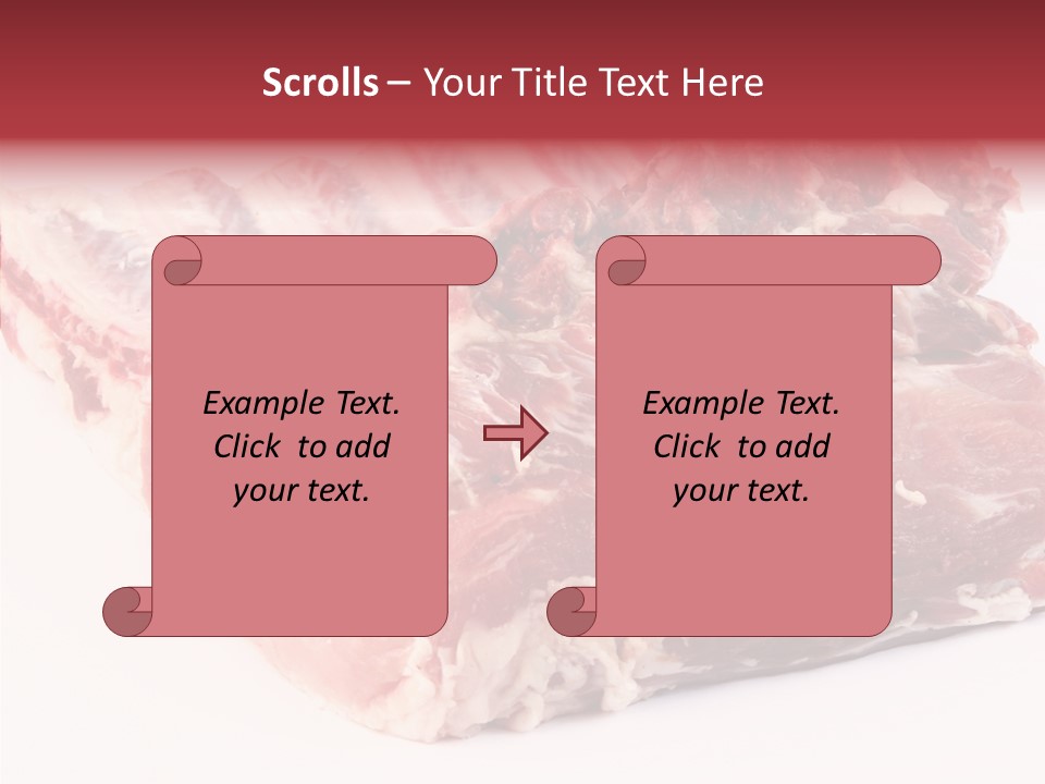 Flesh Rib Butchery PowerPoint Template