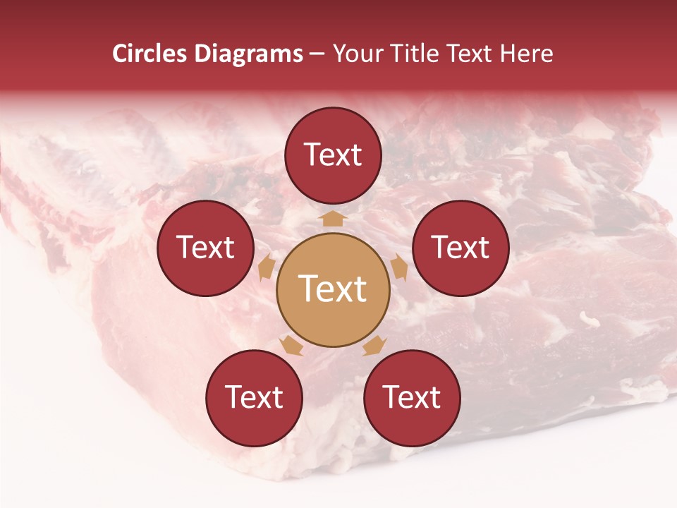 Flesh Rib Butchery PowerPoint Template