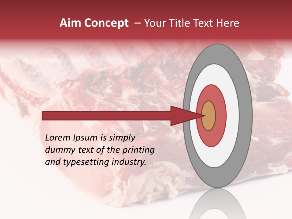 Flesh Rib Butchery PowerPoint Template