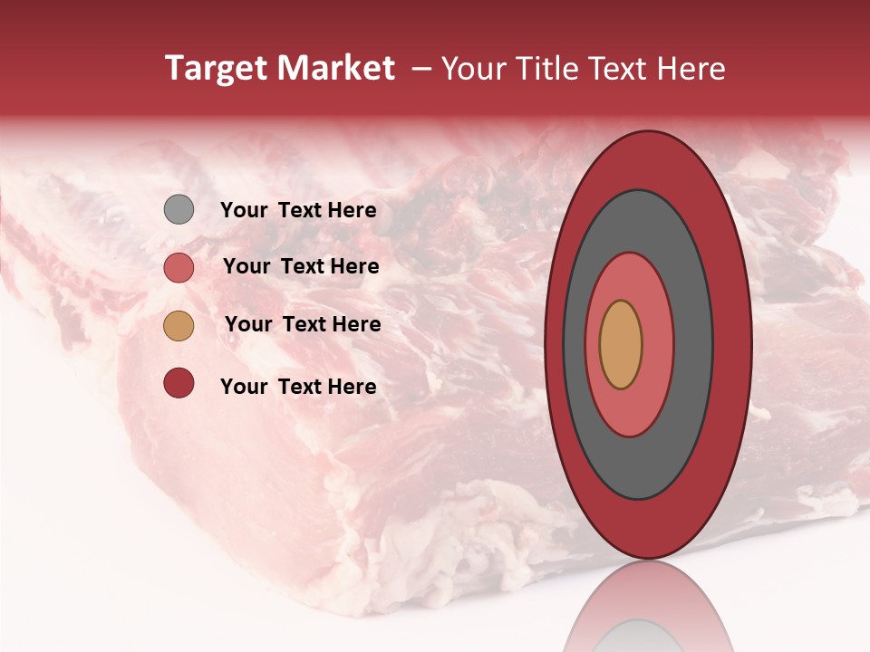 Flesh Rib Butchery PowerPoint Template