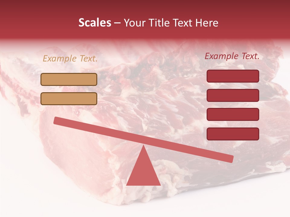 Flesh Rib Butchery PowerPoint Template