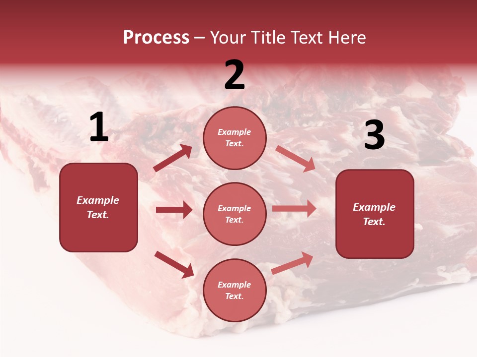 Flesh Rib Butchery PowerPoint Template
