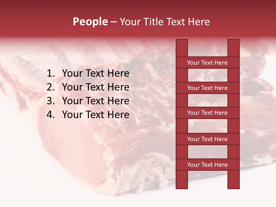 Flesh Rib Butchery PowerPoint Template
