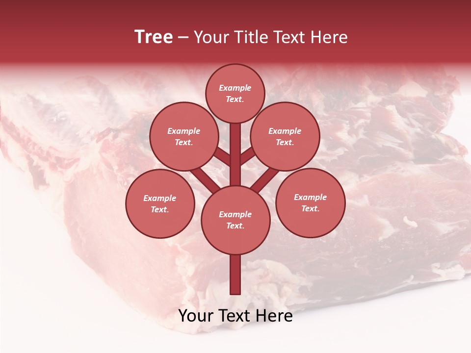 Flesh Rib Butchery PowerPoint Template
