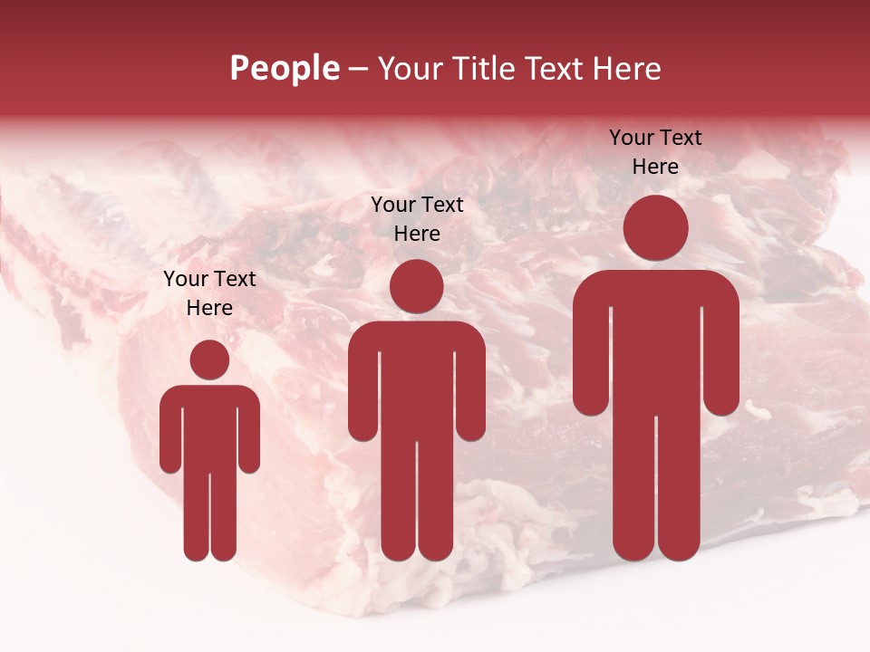 Flesh Rib Butchery PowerPoint Template
