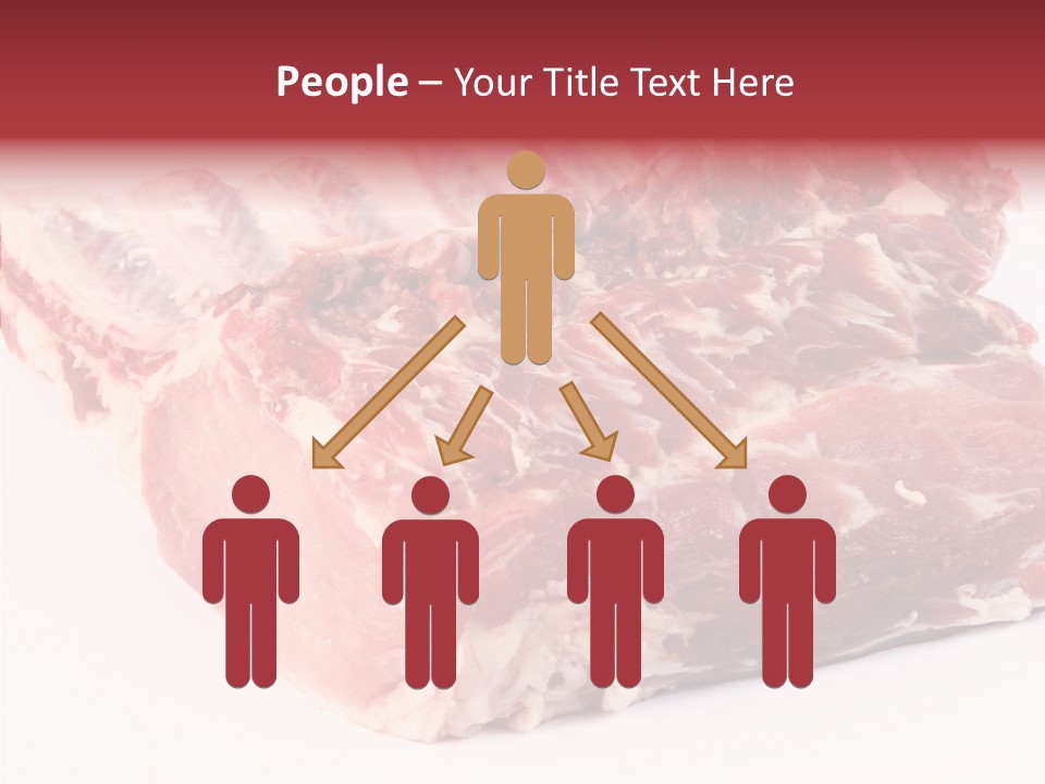 Flesh Rib Butchery PowerPoint Template