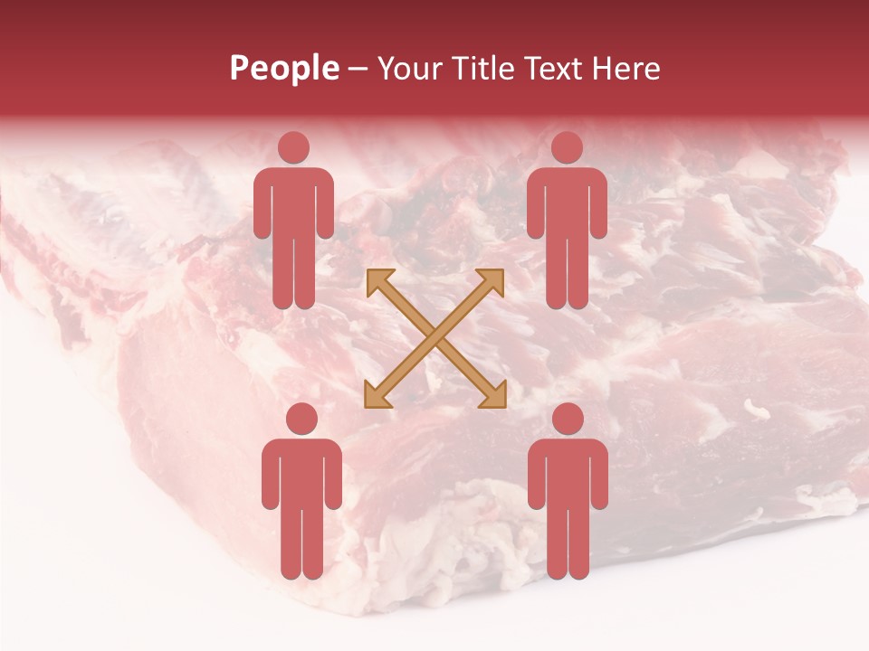 Flesh Rib Butchery PowerPoint Template
