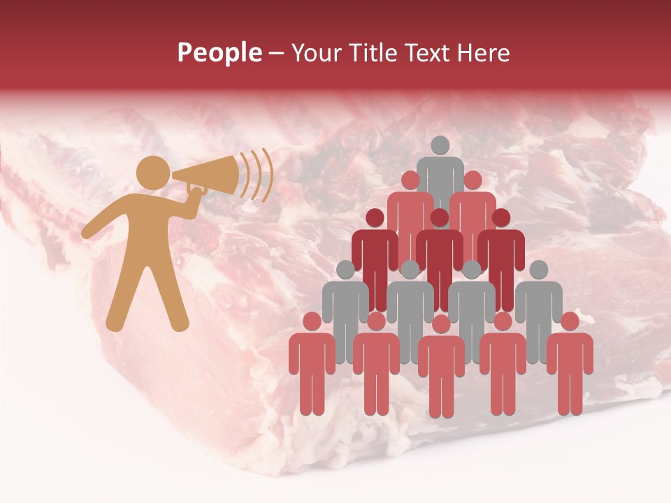 Flesh Rib Butchery PowerPoint Template