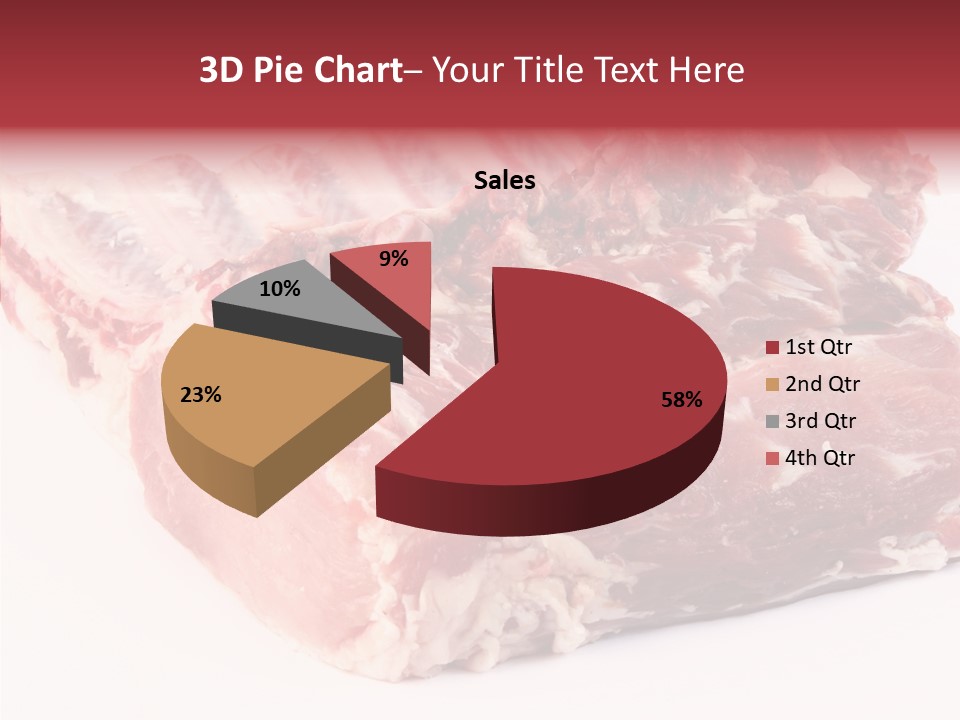 Flesh Rib Butchery PowerPoint Template